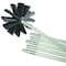 B & K Deflect-O 4 in. D Black/White Aluminum Duct Cleaning Kit DVBRUSH12K/6 - alternate 3